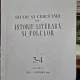 Studii si Cercetari de Istorie Literara si Folclor nr.3-4/1956