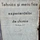 Tehnica si metodica experientelor de chimie - V.N. Verhovschi  vol.I