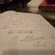 Scrisoare de dragoste cu plic trimis poetului Sasa Pana de o iubita, Clara