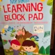 My first learning block pad