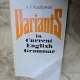 Variants in Current English Grammar - A.F. Rodionov