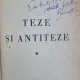 Teze si Antiteze - Camil Petrescu