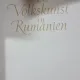 Die Volkskunst in Rumanien