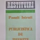 Publicistica de tinerete - Panait Istrati