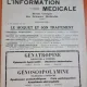 L Information medicale 10 Annee No 3 / 1928