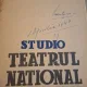 Studio Teatrul National 1943-1944 Februarie Martie