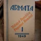 Revista Armata (revista lunara de educatie si cultura militara) - Nr.1 Anul III Ianuarie 1949