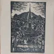 Biserica din Maramures - Nicolae Brana - xilogravura
