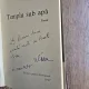 Nicolae Ioana - Templu sub Apa  cu dedicatia autoarei pentru Remus Luca