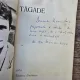 Tagade - Alexandru Grigore cu dedicatia autorului pentru scriitorul Remus Luca