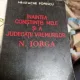 INAINTEA CONSTIINTEI MELE SI A JUDECATII VREMURILOR N. IORGA - HRISTACHE POPESCU