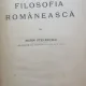 FILOSOFIA ROMANEASCA , Marin Stefanescu , 1922
