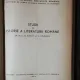 STUDII DE ISTORIE A LITERATURII ROMANE DE LA C.A.ROSETTI LA G.CALINESCU - OVIDIU PAPADIMA