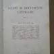 STUDII SI DOCUMENTE LITERARE - I.E. TOROUTIU VOL.1