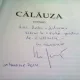 CALAUZA - MIHAI GIUGARIU  (DEDICATIE)