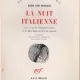 LA NUIT ITALIENNE - ODON VON HORVATH  (CARTE IN LIMBA FRANCEZA)