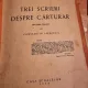 TREI SCRIERI DESPRE CARTURAR - JOHANN GOTTLIEB FICHTE