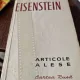 ARTICOLE ALESE - EISENSTEIN