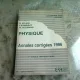 PHYSIQUE. ANNALES CORRIGEES 1996 - R. ATLANI  (CARTE IN LIMBA FRANCEZA)
