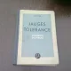 JAUGES DE TOLERANCE ET CONTROLE DES PIECES - H. KIEFFER  (CARTE IN LIMBA FRANCEZA)