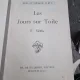 LES JOURS SUR TOILE - SERIE DMC ILLUSTRE BRODERIE ANCIENNE   (CARTE IN LIMBA FRANCEZA)