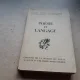 POESIE ET LANGAGE  (CARTE IN LIMBA FRANCEZA)