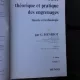 TRAITE THEORIQUE ET PRACTIQUE DES ENGRENAGES 1 - GEORGES HENRIOT  (CARTE IN LIMBA ENGLEZA)