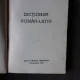 DICTIONAR ROMAN LATIN - M. STAUREANU