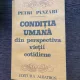 Petru Panzaru Conditia umana din perspectiva vietii cotidiene
