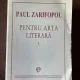 Paul Zarifopol Pentru arta literara (I+II)