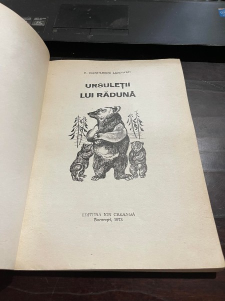 N. Radulescu Lemnaru - Ursuletii lui Raduna (ilustratii de Ion Panaitescu)