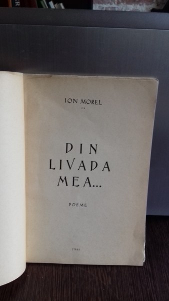 DIN LIVADA MEA - POEME DE ION MOREL