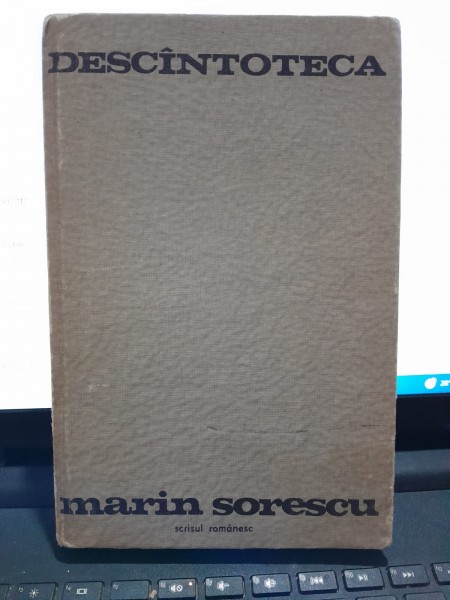 Descintoteca - Marin Sorescu  cu dedicatia autorului