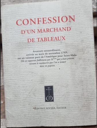 Confession d un Marchand de Tableaux. Aventure Extraordinaire.