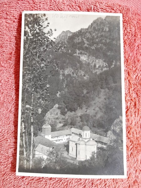 Carte postala, Manastirea Stanisoara, 1933