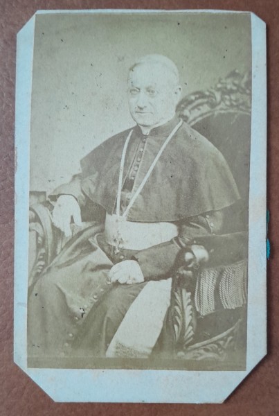 Fotografie tip CDV, prelat, secolul XIX