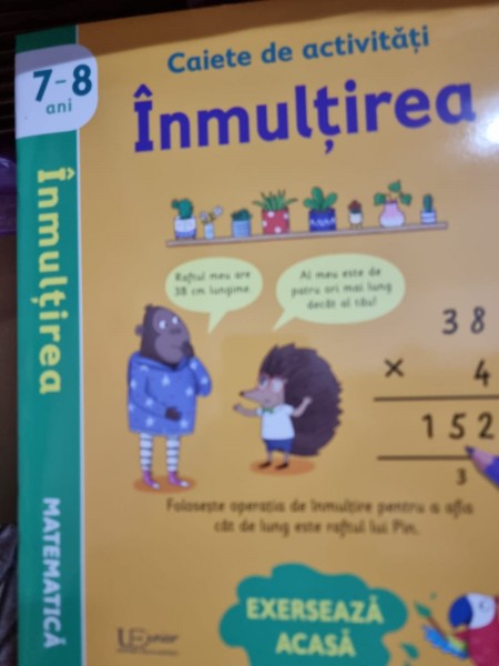Caiete de activitati, Inmultirea, 7-8 ani