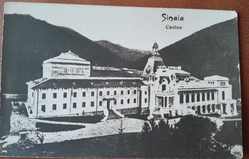 Carte postala. Cazinoul din Sinaia, peroada interbelica
