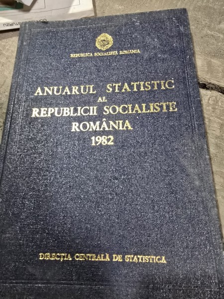 Anuarul statistic al Republicii Socialiste Romania 1982