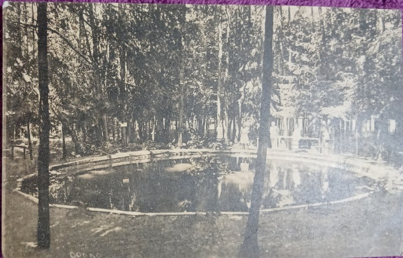 Carte Postala, Ferma din Fagaras, Lacul cu pastravi de la Fantana Craiesei, perioada interbelica