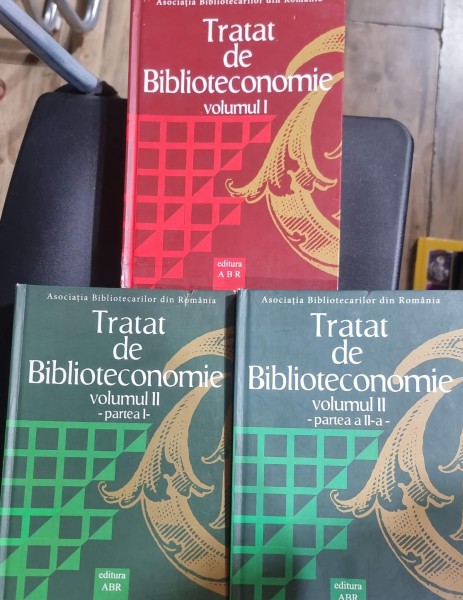 Tratat de Biblioteconomie (3 tomuri, 2 volume)