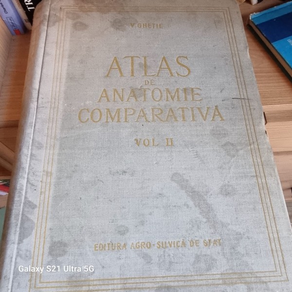 ATLAS DE ANATOMIE COMPARATIVA - VASILE GHETIE   VOL.2