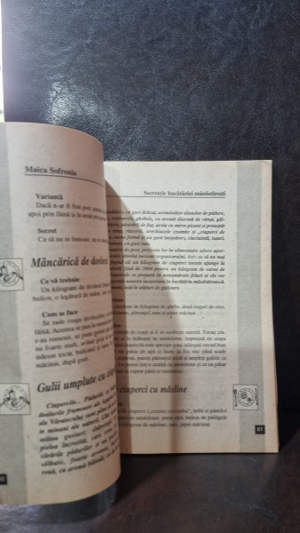 SECRETELE BUCATARIEI MANASTIRESTI - MAICA SOFRONIA