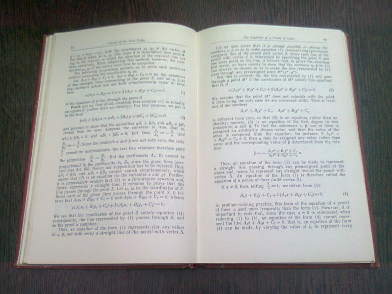 A BRIEF COURSE IN ANALYTIC GEOMETRY - N. YEFIMOV