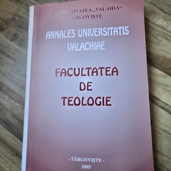 Annales Universitatis Valachiae. Facultatea de Teologie