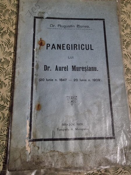 Augustin Bunea - Panegiricul lui Dr. Aurel Muresianu