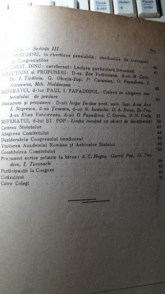 Buletinul Societatii Profesorilor de Limba Romana din Invatamantul Secundar nr.1 anul I