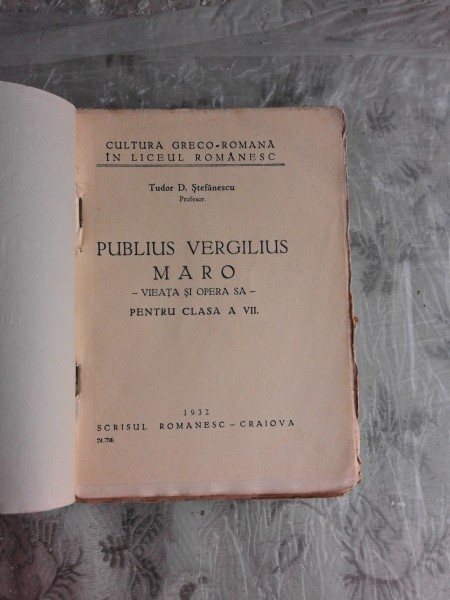 EPISOADELE DIN GEORGICA - P. VERGILIUS MARO  (PENTRU CLASA A VII-A)