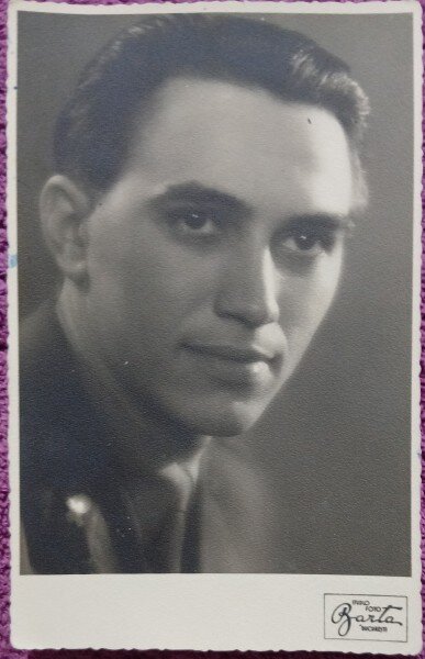 Fotografie tip Carte postala, Militar roman, perioada interbelica