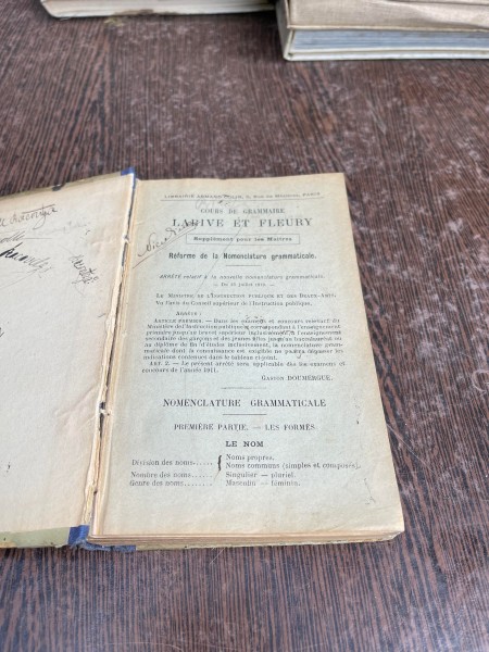 Larive Fleury La Troisieme Annee de Grammaire